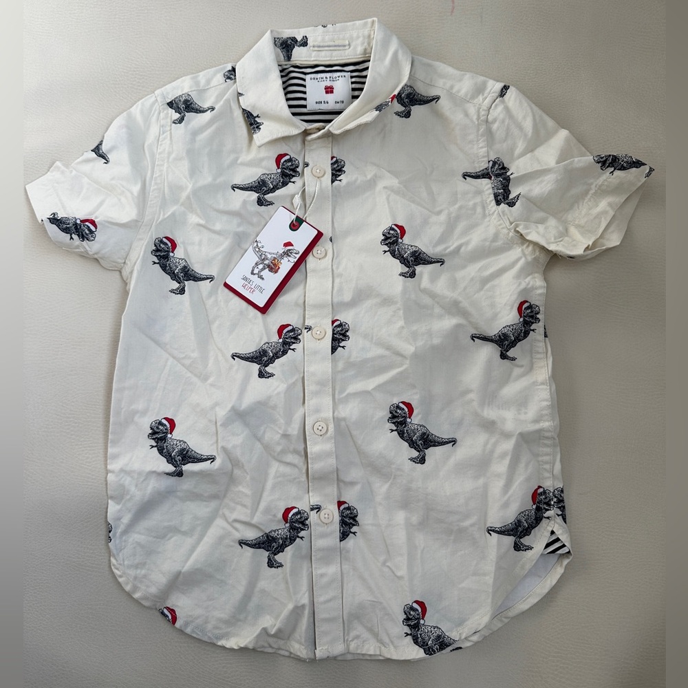 Denim & Flower Kids Short Sleeve Shirt 5/6 YRS